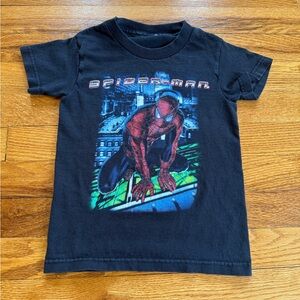 Vintage 90s Y2K Spider-Man T-shirt, Movie Promo Sam Raimi, Youth 2T baby toddler